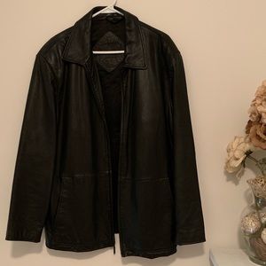 Men’s Black Leather Jacket